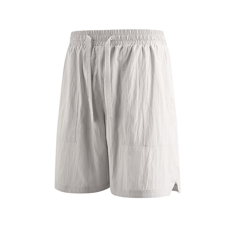 Herren bequeme Freizeitshorts mit elastischem Bund und praktischen Taschen Echoarchiv