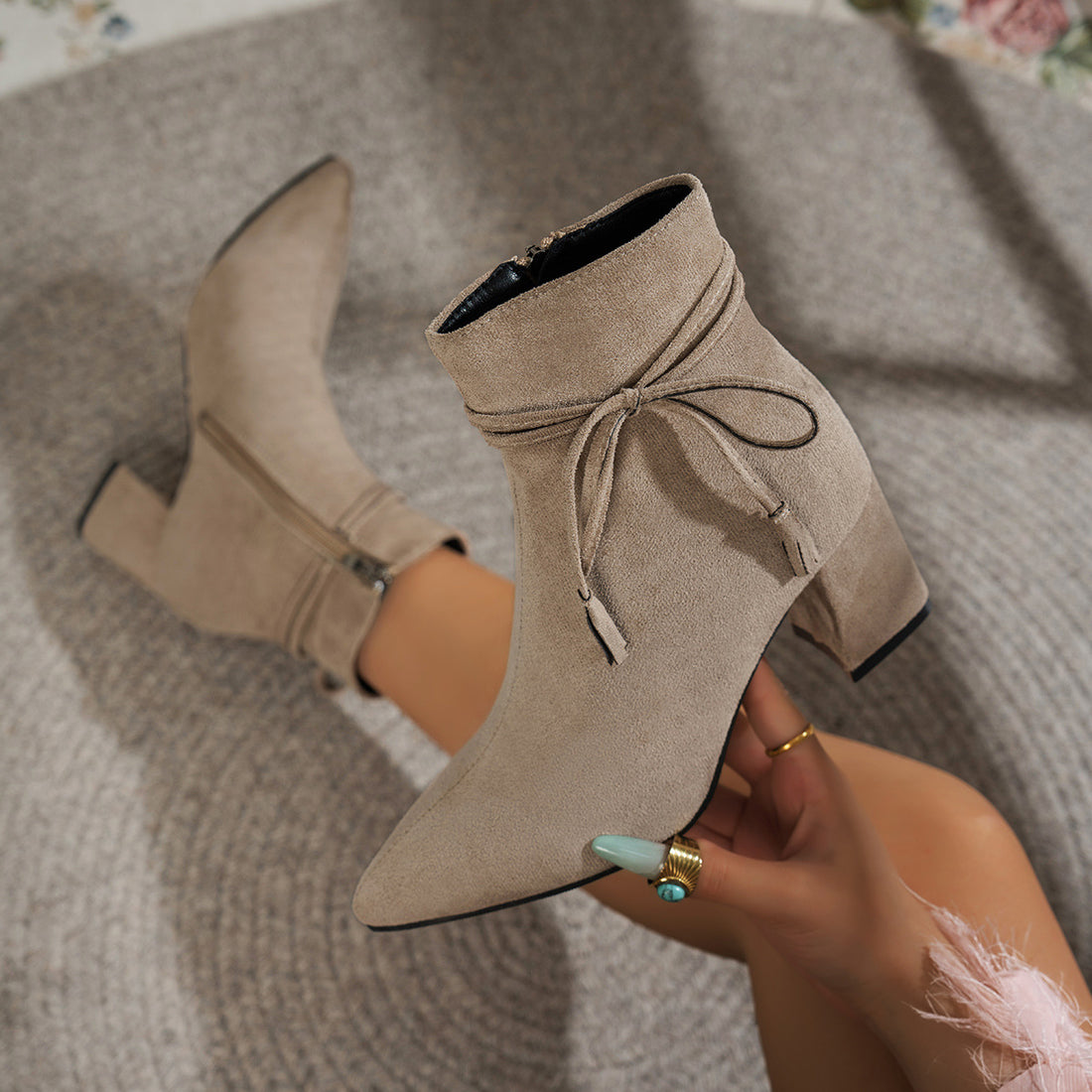 Damen Modische Kurzstiefeletten – Varelle