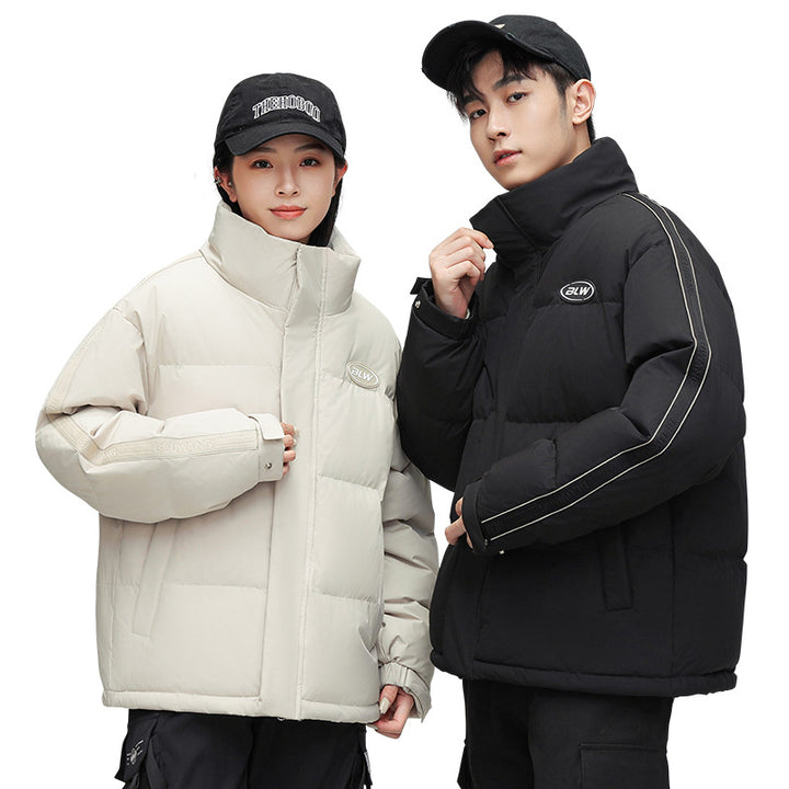 Herren Winterpufferjacke mit hohem Kragen Echoarchiv