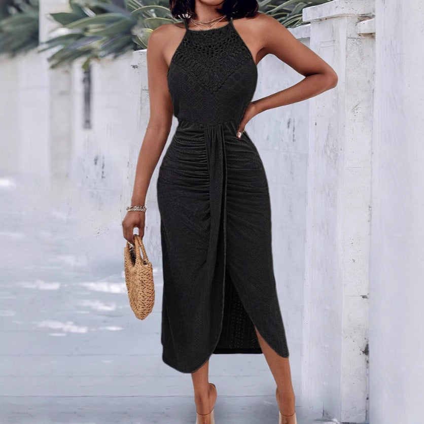Damen Maxikleid mit geflochtenem Detail und elegantem Taillenschnitt Echo Archiv