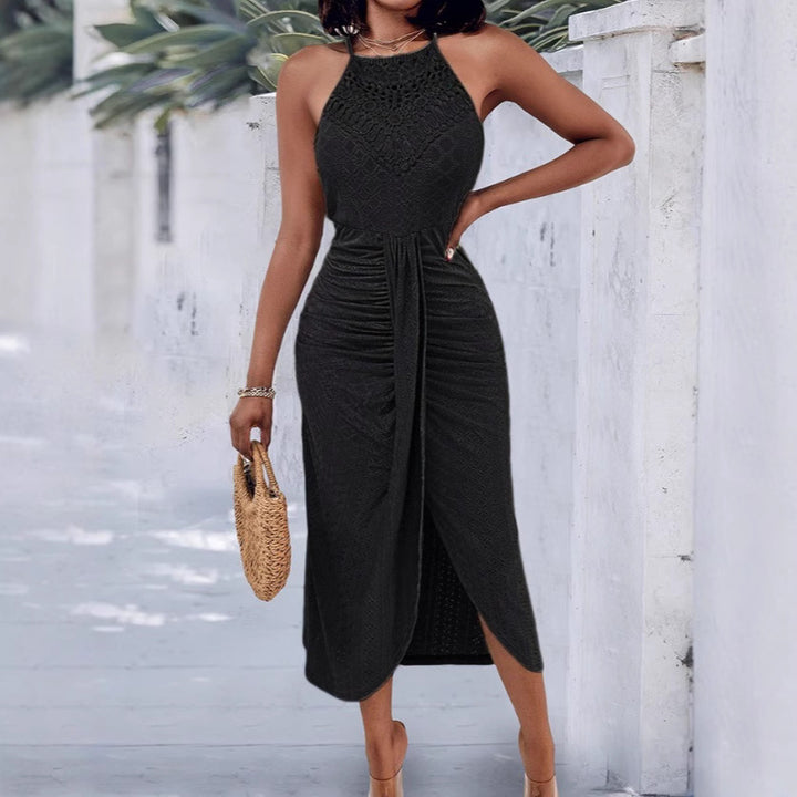 Damen Maxikleid mit geflochtenem Detail und elegantem Taillenschnitt Echo Archiv