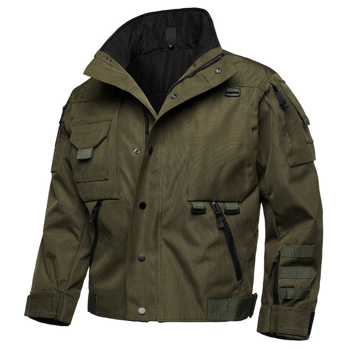 Herren Tactical Field Jacke mit Multi‑Taschen, verstellbaren Bündchen und wasserabweisender Ripstop‑Qualität Echo Archiv