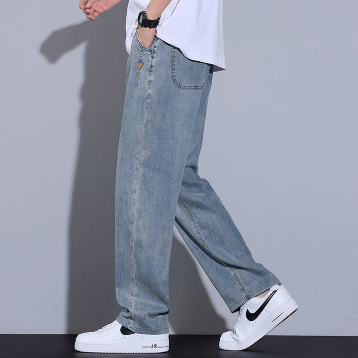 Herren weite Denim-Hose Echoarchiv