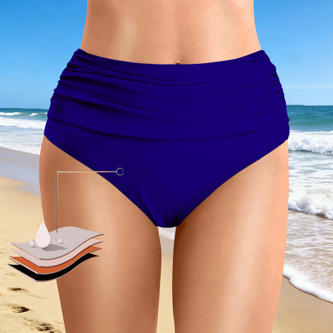 Damen Hochtailliertes Bikini-Höschen mit schmeichelndem Design – Maréssa