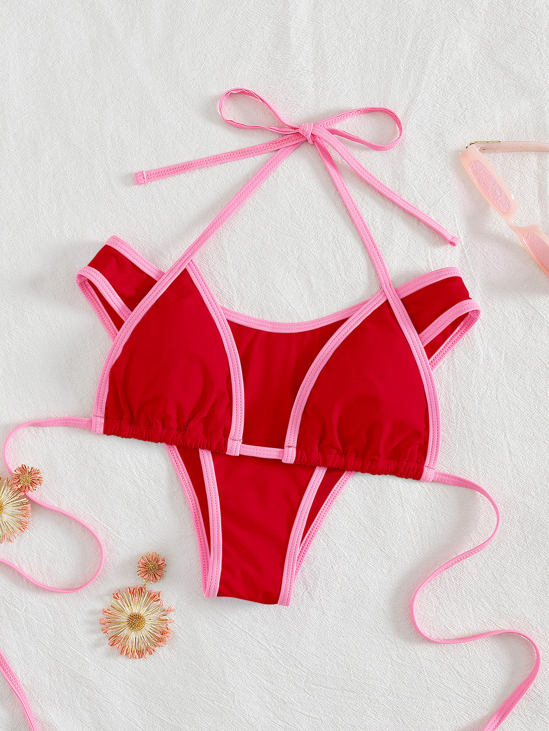 Damen Triangel-Bikini mit aufregendem Streifen-Design Echo Archiv
