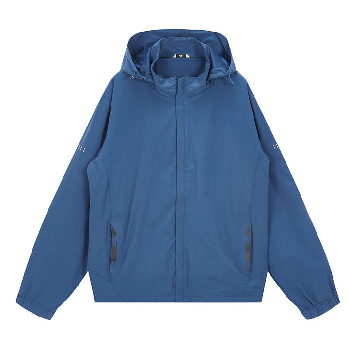 Herren wasserfeste Outdoor-Jacke mit verstellbarer Kapuze Echoarchiv
