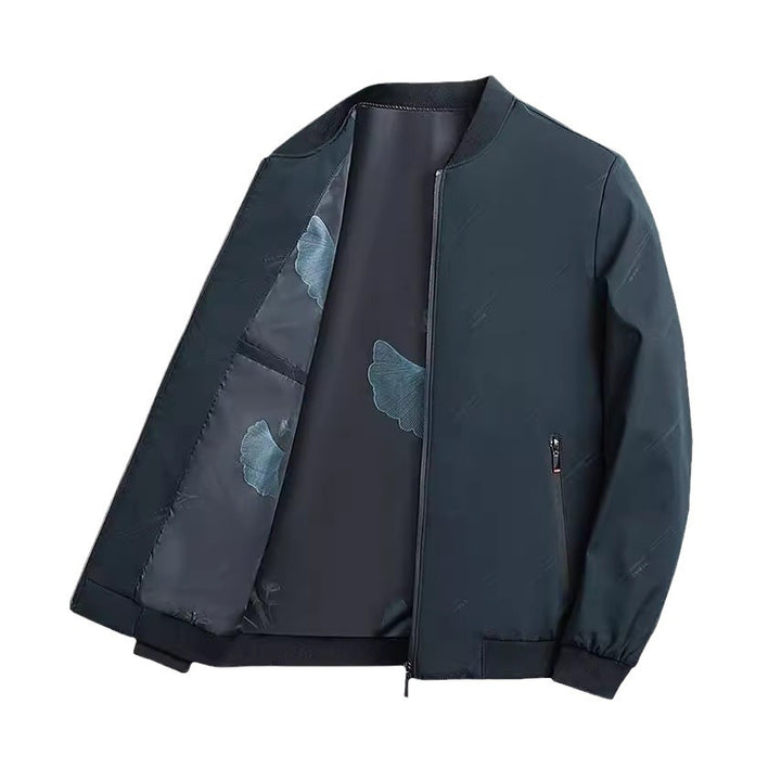 Herren modische Übergangsjacke mit praktischem Stehkragen Echoarchiv