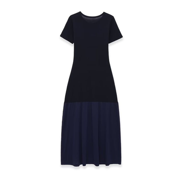 Damen Maxikleid mit schwingendem Schnitt und betontem Tailleneinsatz Echo Archiv