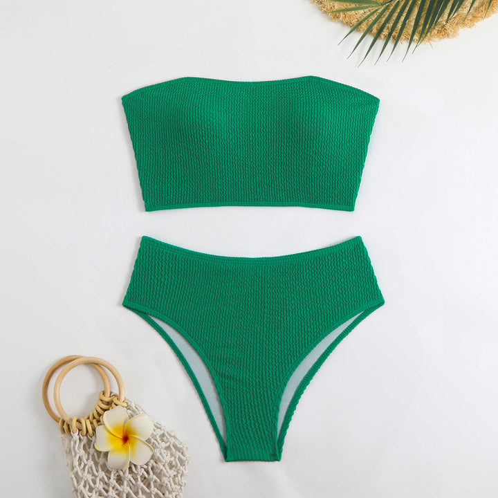 Damen Bandeau-Bikini-Set mit hochgeschnittenen Höschen Echo Archiv