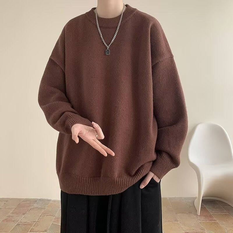 Damen Bequemer Oversize-Pullover Echoarchiv