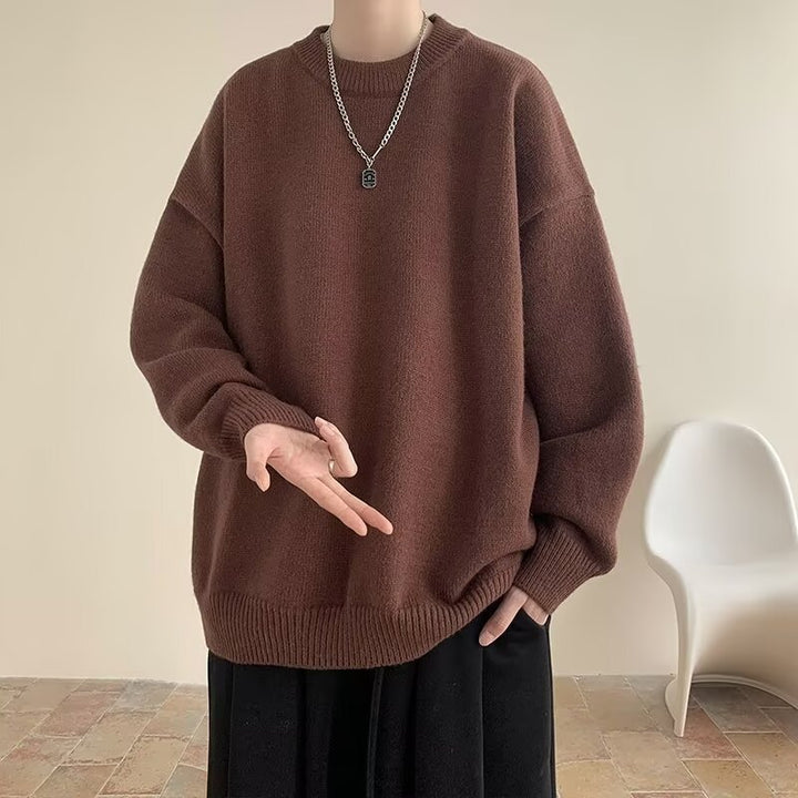 Damen Bequemer Oversize-Pullover Echoarchiv