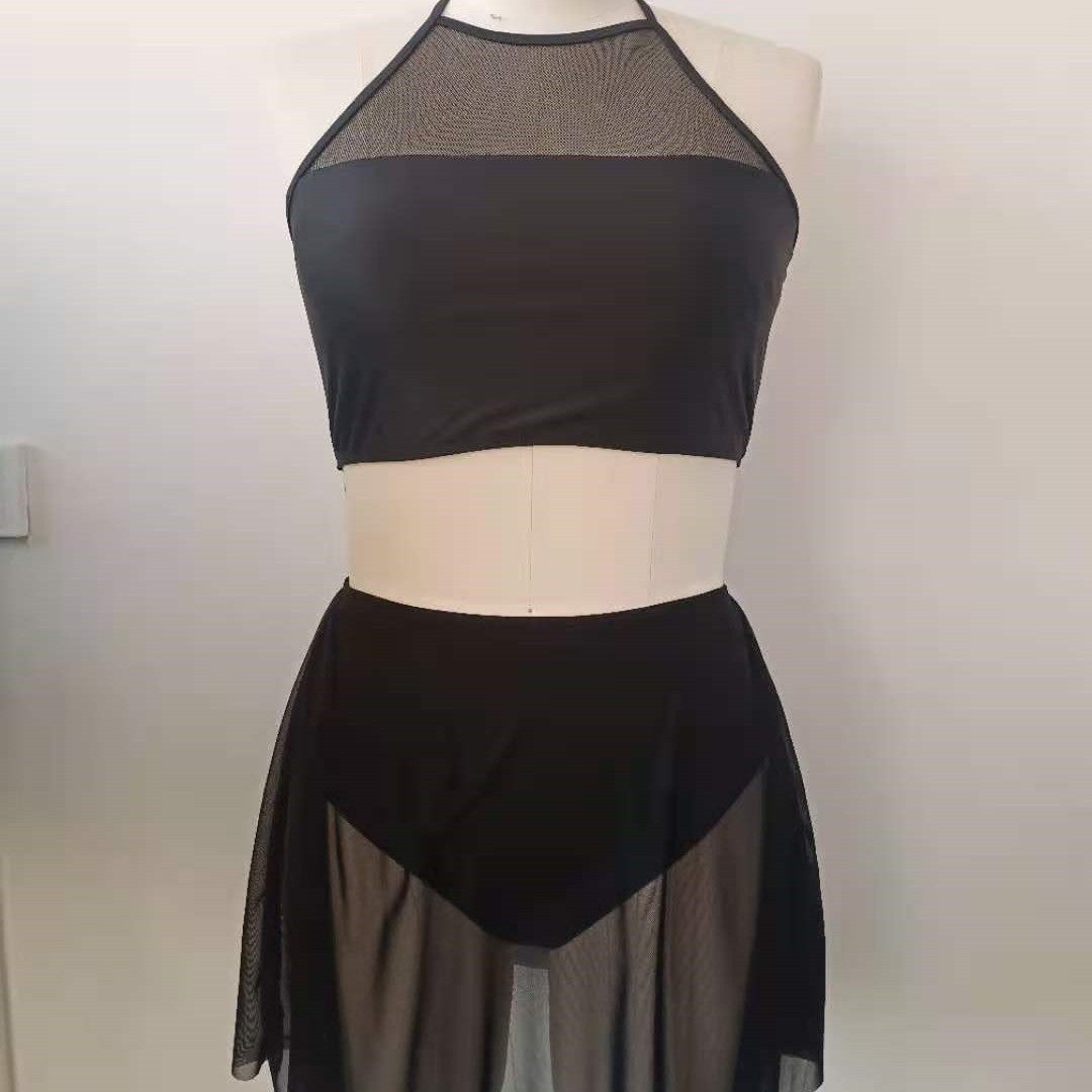 Damen Bikini-Set mit transparentem Rock und modischem Oberteil Echo Archiv