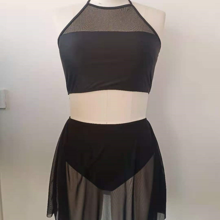 Damen Bikini-Set mit transparentem Rock und modischem Oberteil Echo Archiv