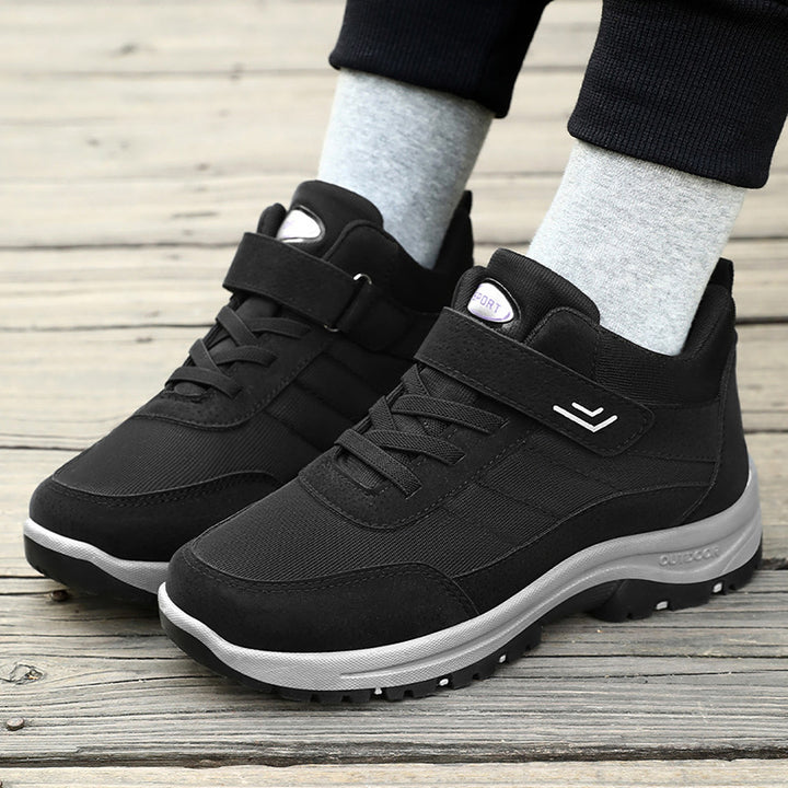 Herren nan multifunktionaler Trekking-Walking-Sneaker mit Klett- und Schnürsystem, stoßdämpfender EVA-Zwischensohle und tiefprofilierter Trailsohle Echo Archiv