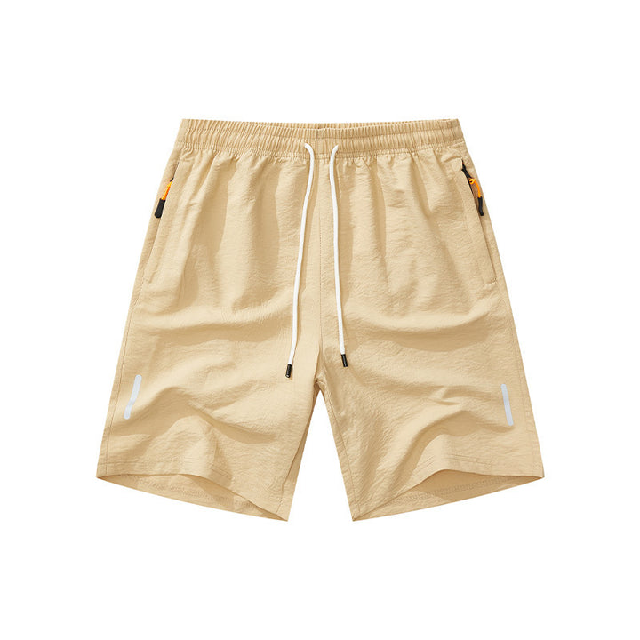 Herren nan ultraleichte schnelltrocknende Sport- und Badeshorts mit Elastikbund Kordelzug Reißverschlusstasche und reflektierendem Detail Echo Archiv