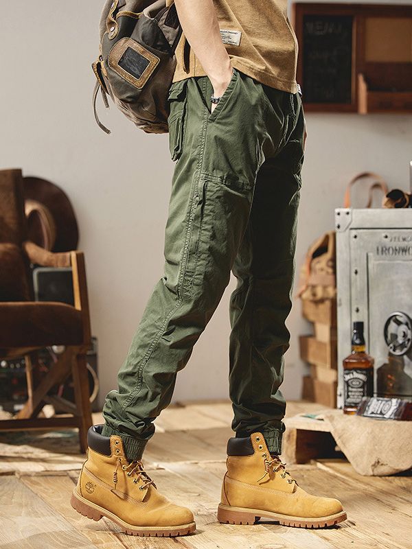 Herren Cargo-Joggerhose mit Multifunktions-Taschen Echoarchiv