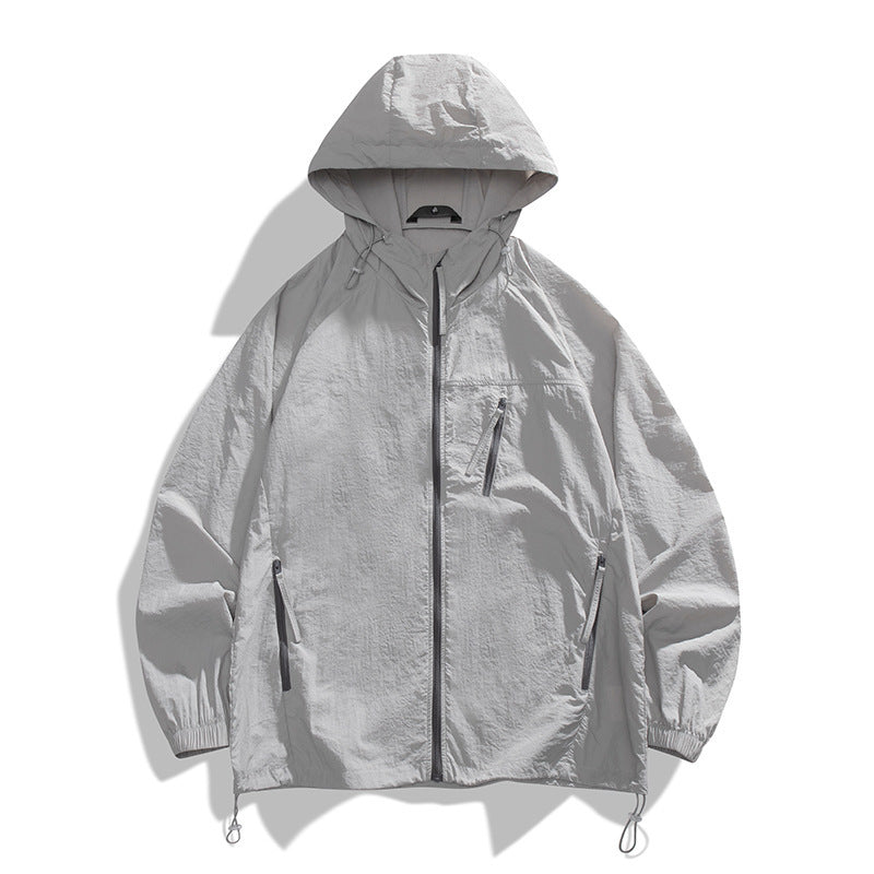 Herren leichtgewichtige Windjacke mit praktischen Taschen und atmungsaktiven Eigenschaften Echoarchiv