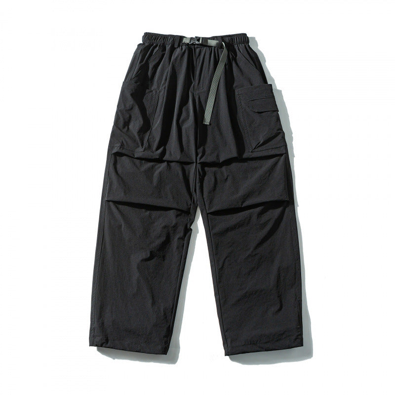 Unisex Utility-Cargo-Hose mit elastischem Bund, verstellbarem Gurt und großen aufgesetzten Taschen Echo Archiv