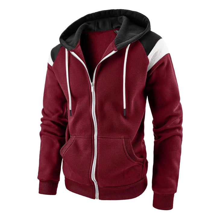 Herren sportlicher Kapuzenzipper Echoarchiv