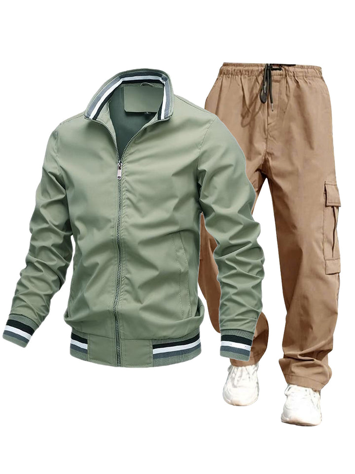 Herren Sportliche Jacke und Cargo-Hosen Echo Archiv