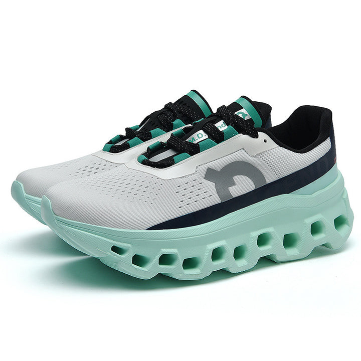 Unisex innovative Hohlkammer-Plateau-Sneaker mit ultraleichter Gittersohle und nahtlosem Mesh-Obermaterial – Norré