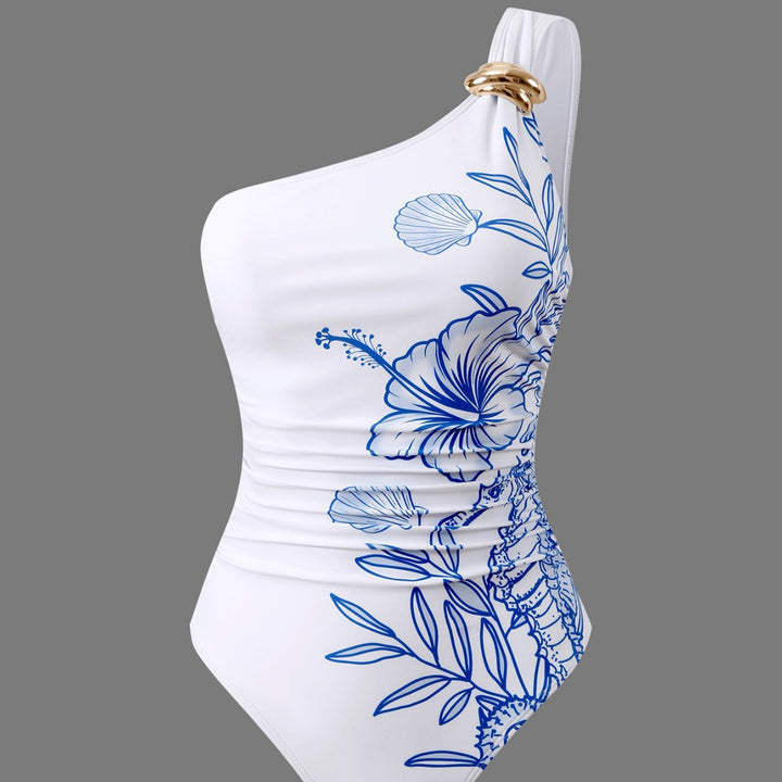 Damen Einteiler Badeanzug mit luxuriösem floralem Design Echo Archiv