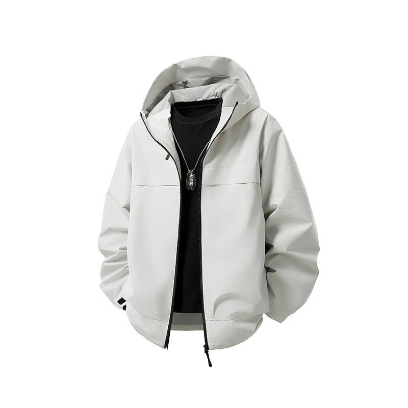 Herren Kapuzen-Softshelljacke mit technischem Windschutz, Two‑Way-Reißverschluss und versteckten Utility-Taschen Echo Archiv