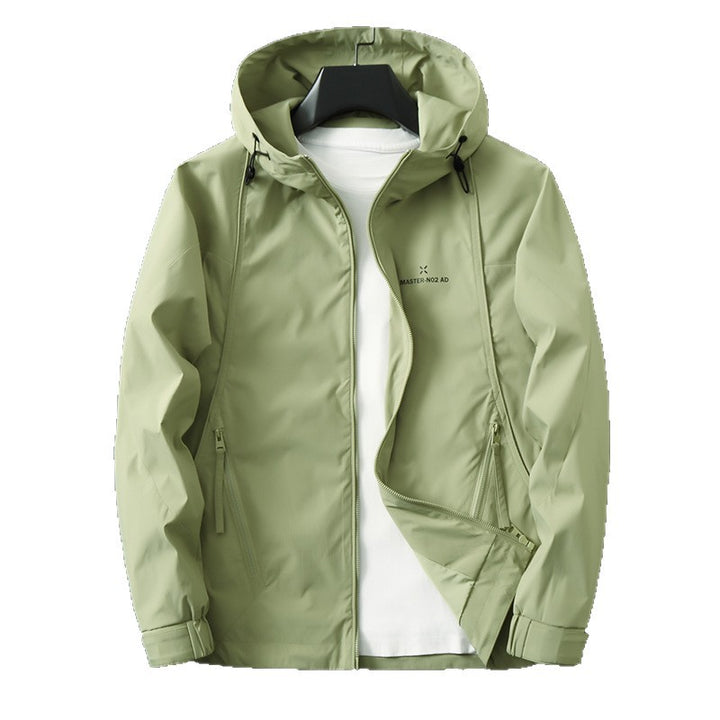 Herren Leichte wasserabweisende Softshelljacke mit Kapuze, verstellbaren Bündchen und Reißverschlusstaschen Echo Archiv