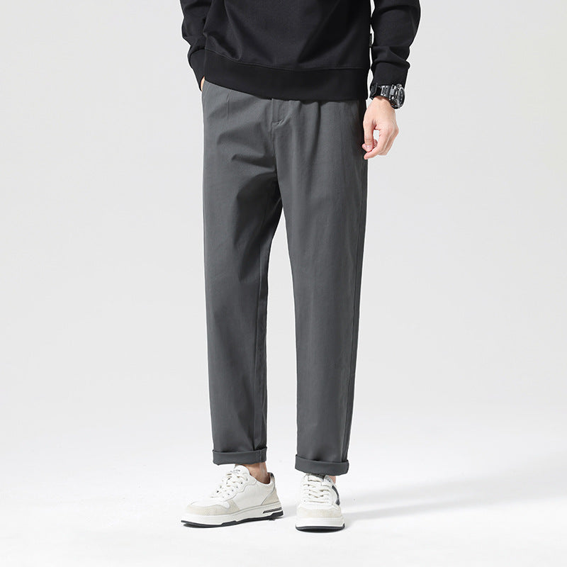 Herren Moderne Relaxed‑Fit Freizeit‑Chino mit leichtem Stretch und umgeschlagenem Saum Echo Archiv