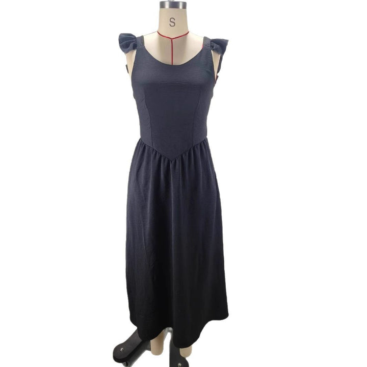 Damen Maxikleid mit Rüschendetails und empfohlener Passform Echo Archiv