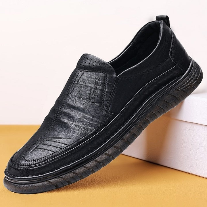 Herren Elegante und Bequeme Leder Mokassins Echoarchiv