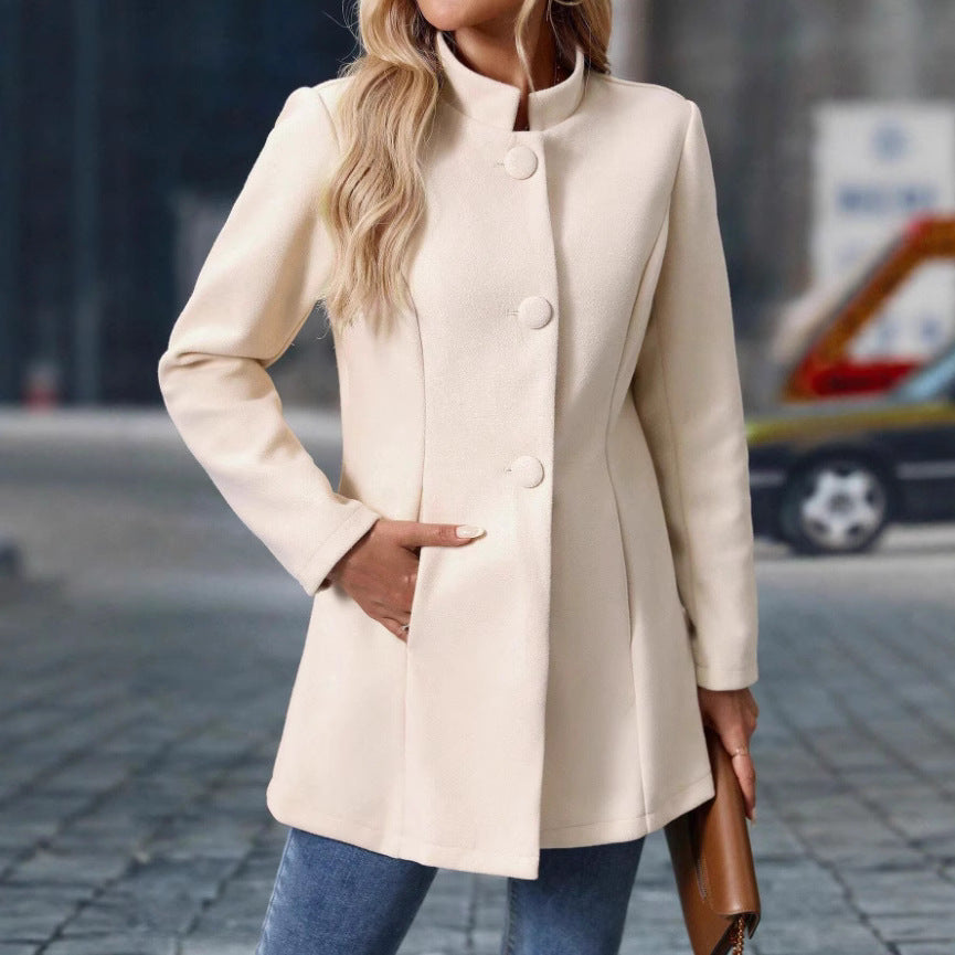 Damen Elegante und moderne Wollmantel – Montévia
