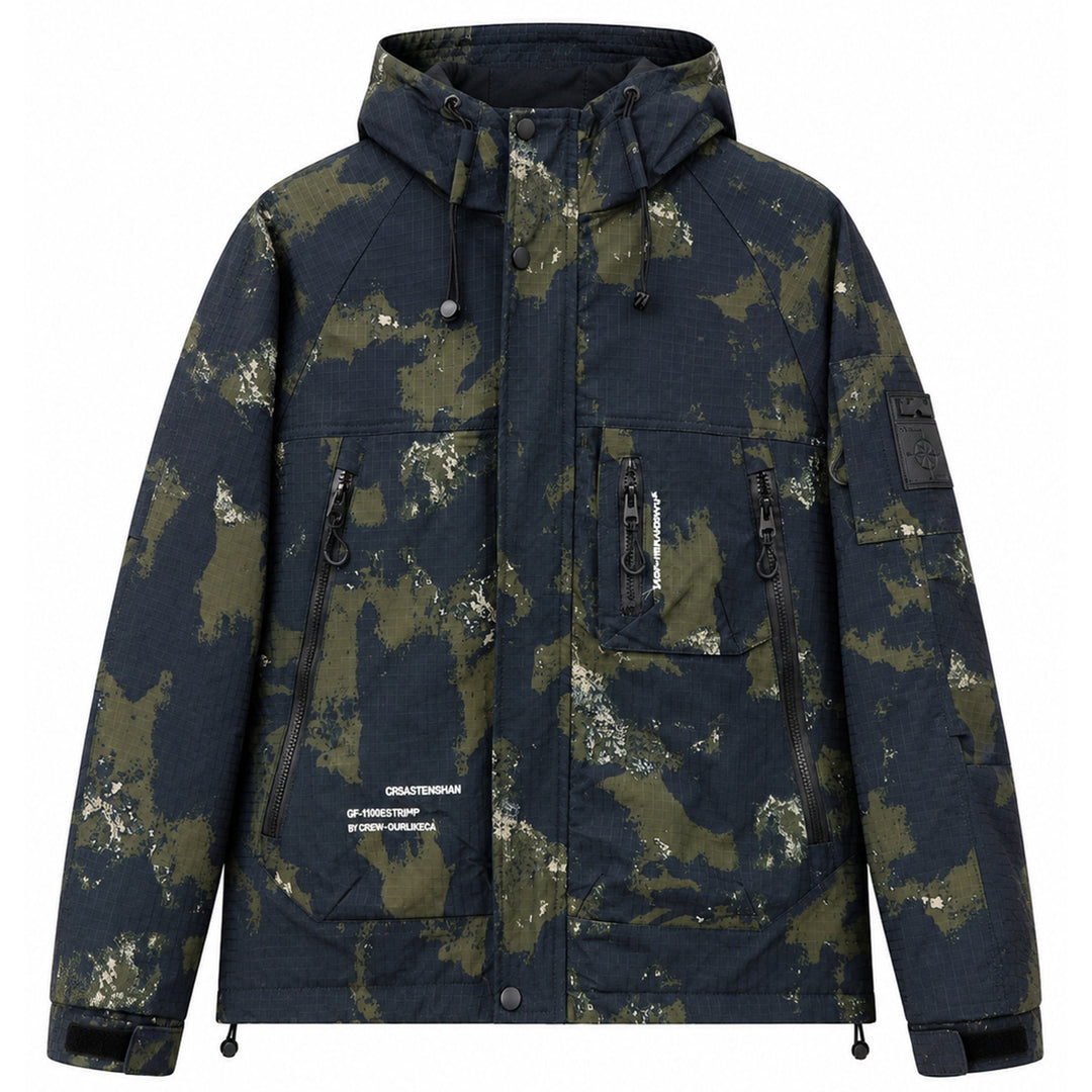 Herren Multifunktionale Outdoorjacke mit Kapuze Echo Archiv
