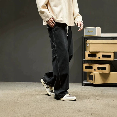 Herren Modische Cargo-Hose mit weiten Beinen Echoarchiv