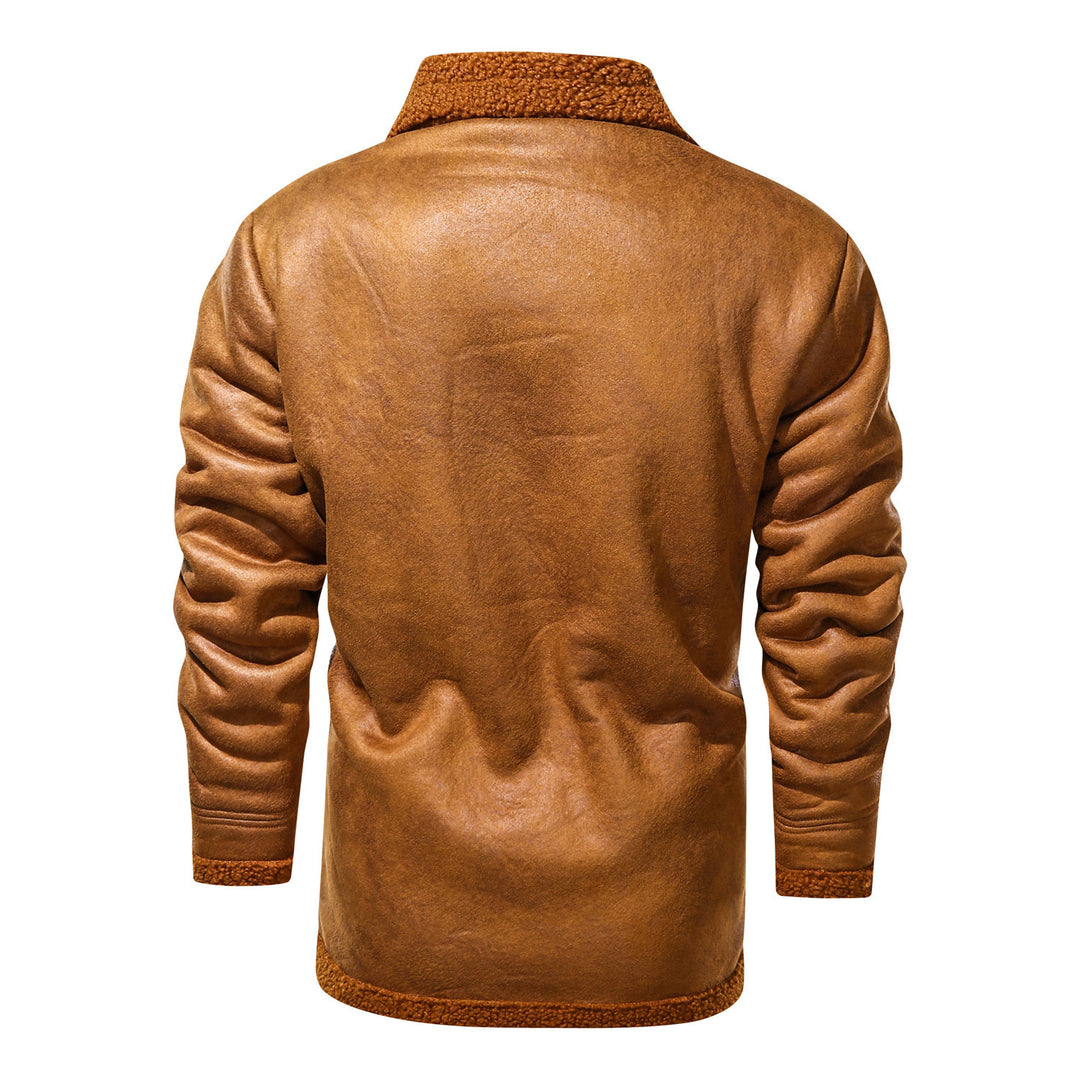 Herren modische Jacke mit warmem Teddyfutter Echoarchiv
