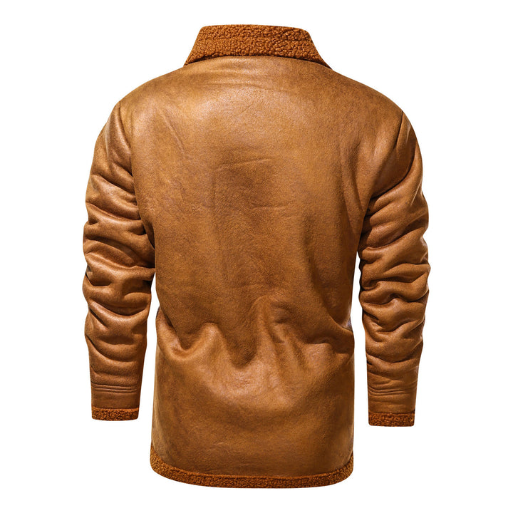 Herren modische Jacke mit warmem Teddyfutter Echoarchiv