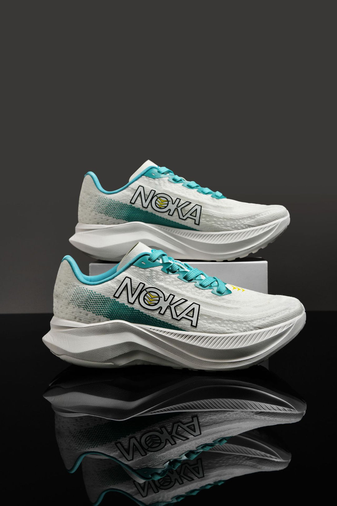 Unisex leichte Straßenlauf-Sneaker mit hochdynamischer Rebound-Zwischensohle und atmungsaktivem Strickoberteil – Norré