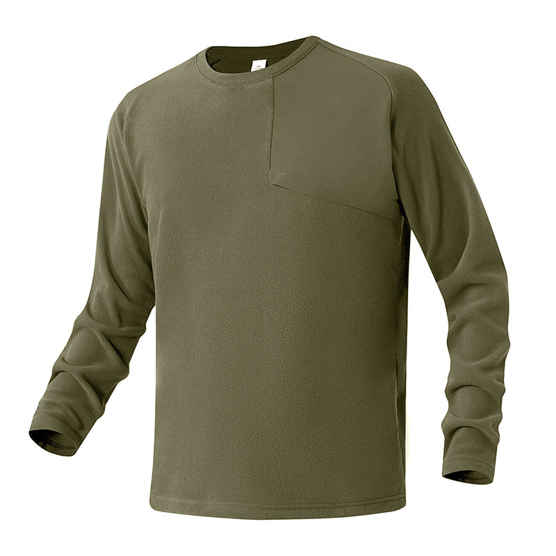 Herren Langärmliges Funktionsshirt mit praktischem Brusttaschen Echoarchiv