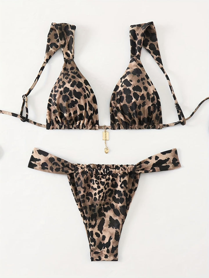 Damen Triangel-Bikini mit aufregendem Animal-Print Echo Archiv