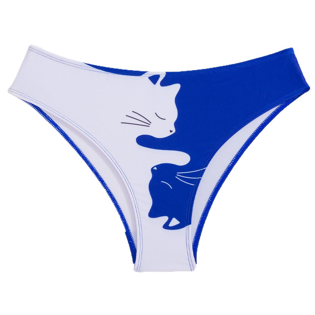 Damen Hochtailliertes Bikini-Set mit geometrischem Design Echo Archiv