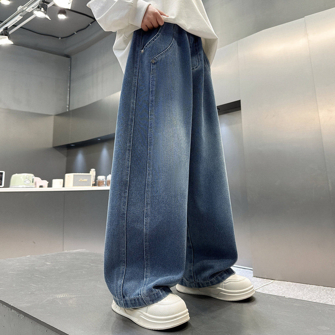 Unisex weite Jeanshose mit komfortablem Schnitt Echo Archiv