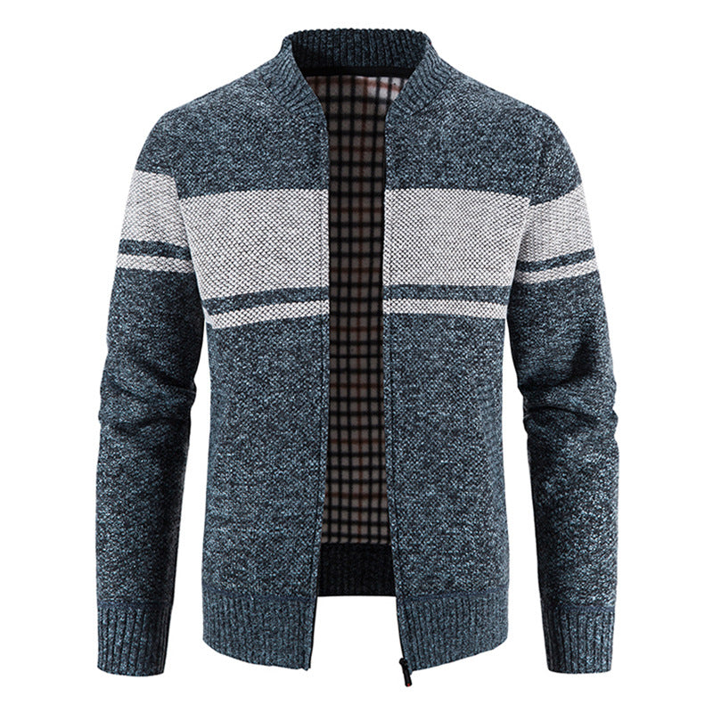 Herren modische Strickjacke mit strukturiertem Design Echoarchiv