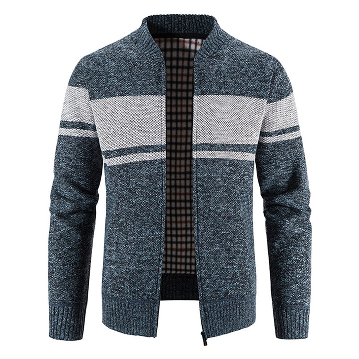 Herren modische Strickjacke mit strukturiertem Design Echoarchiv