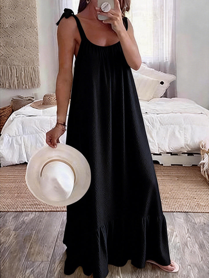 Damen Maxikleid mit trägerlosem Design Echo Archiv