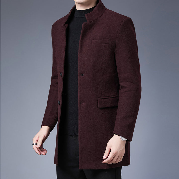 Herren eleganter Wollmantel Echoarchiv