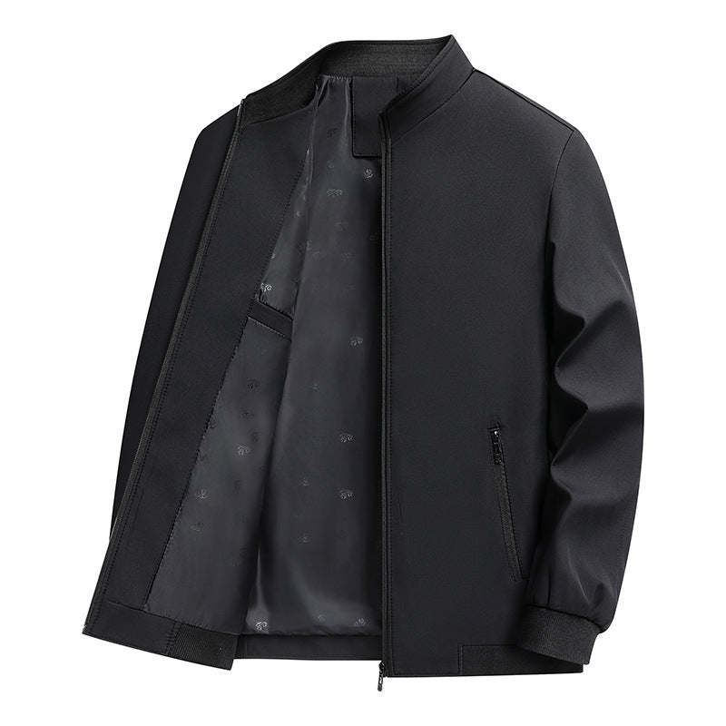 Herren modische Übergangsjacke mit wasserabweisendem Material und praktischen Taschen Echoarchiv