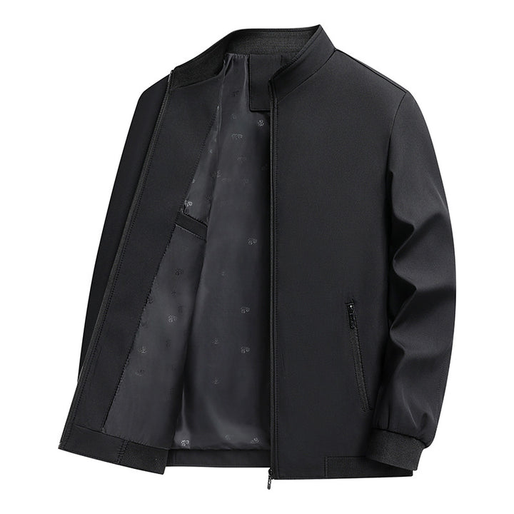 Herren modische Übergangsjacke mit wasserabweisendem Material und praktischen Taschen Echoarchiv