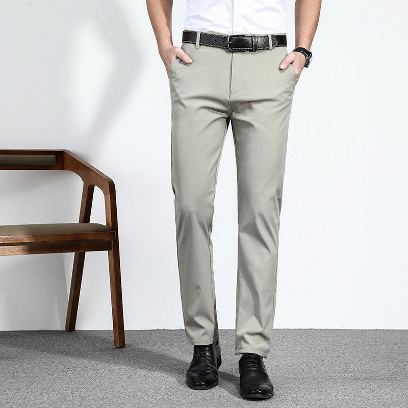 Herren elegante Business-Hose mit schmalem Schnitt und dehnbarem Material Echoarchiv