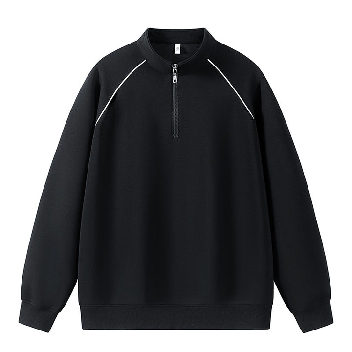 Herren sportlicher Pullover mit kurzer Reißverschlussöffnung Echoarchiv