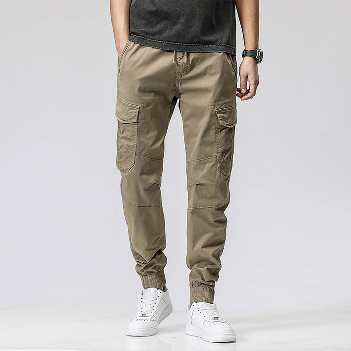 Herren Cargo-Joggerhose mit ergonomischen Kniepasse, elastischem Tunnelzugbund und großvolumigen Klappentaschen Echo Archiv